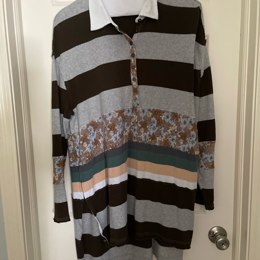 Free people striped top size M